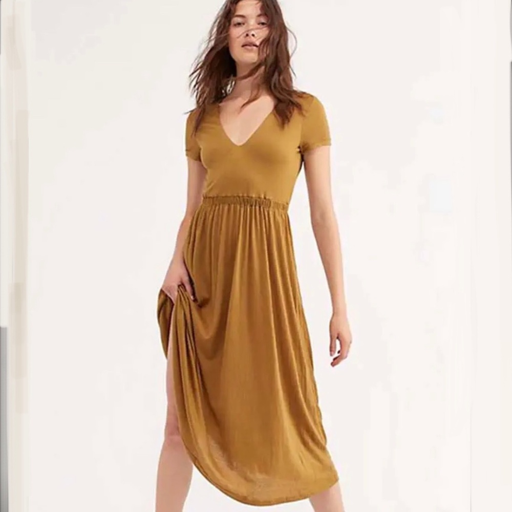 FP Beach Free People Audrina Maxi dress. Size S